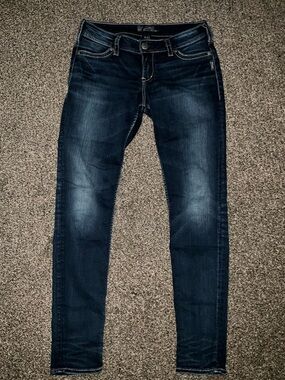 Silver Jeans Dark Indigo Skinny Jean